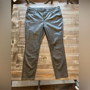 Universal Threads high rise skinny jeans with a sheen